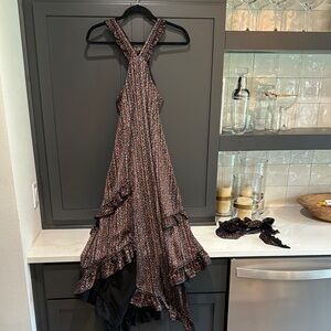 Derek Lam Floral Ruffle Maxi Dress
